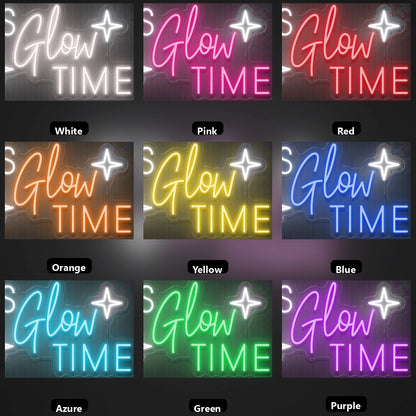 It's Glow Time LED Neon Sign Home Decor - 05 Color Grid