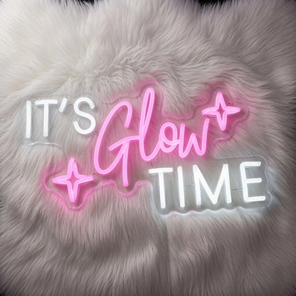 It's Glow Time LED Neon Sign Home Wall Art - 01 Original Product Image