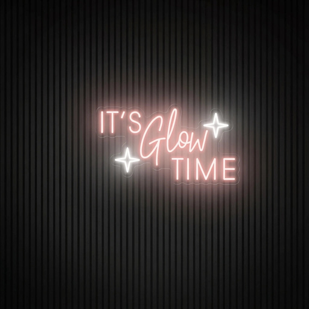 It's Glow Time LED Neon Sign Wall Decor - 01 Original Product Image