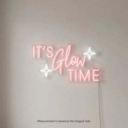 It's Glow Time LED Neon Sign Wall Decor - 04 Size Image