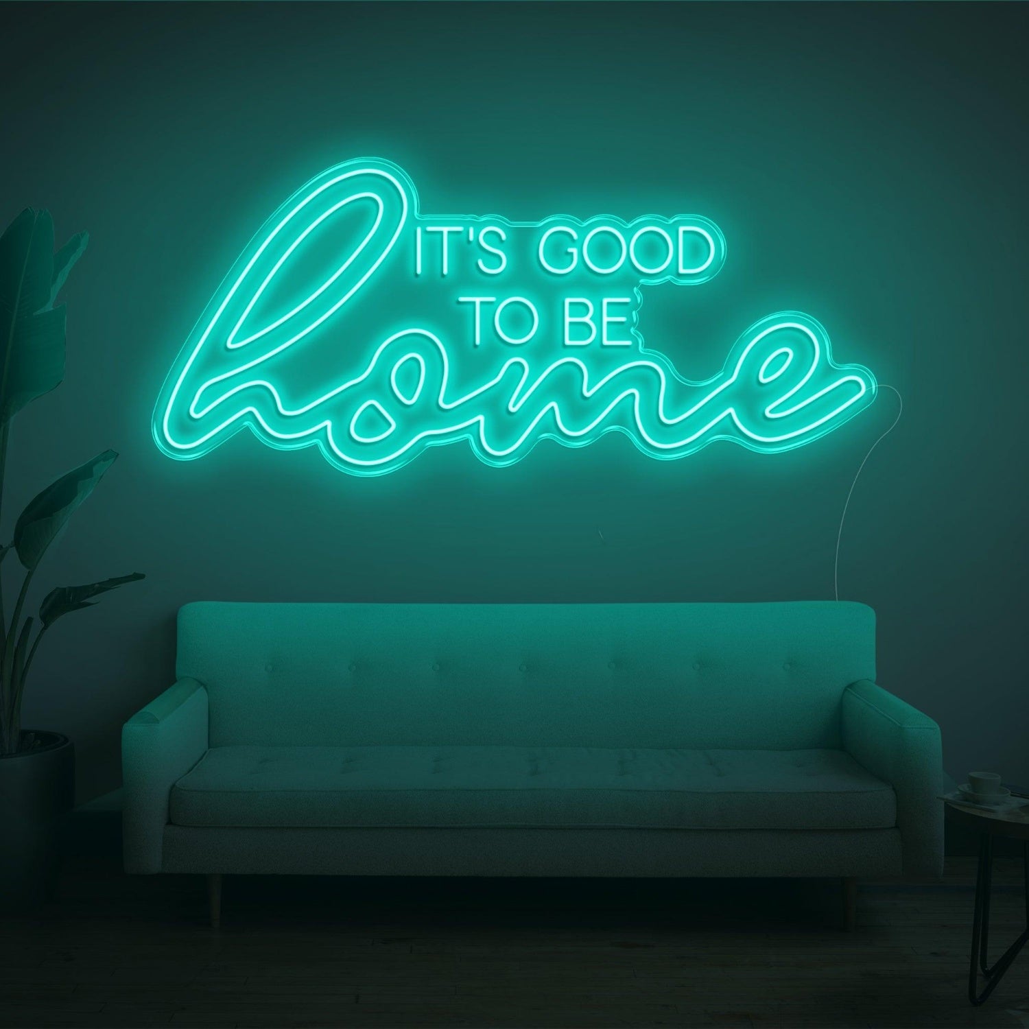 Its Good To Be Home Purple Led Neon Sign Cozy Indoor Wall Decor | Shineneon