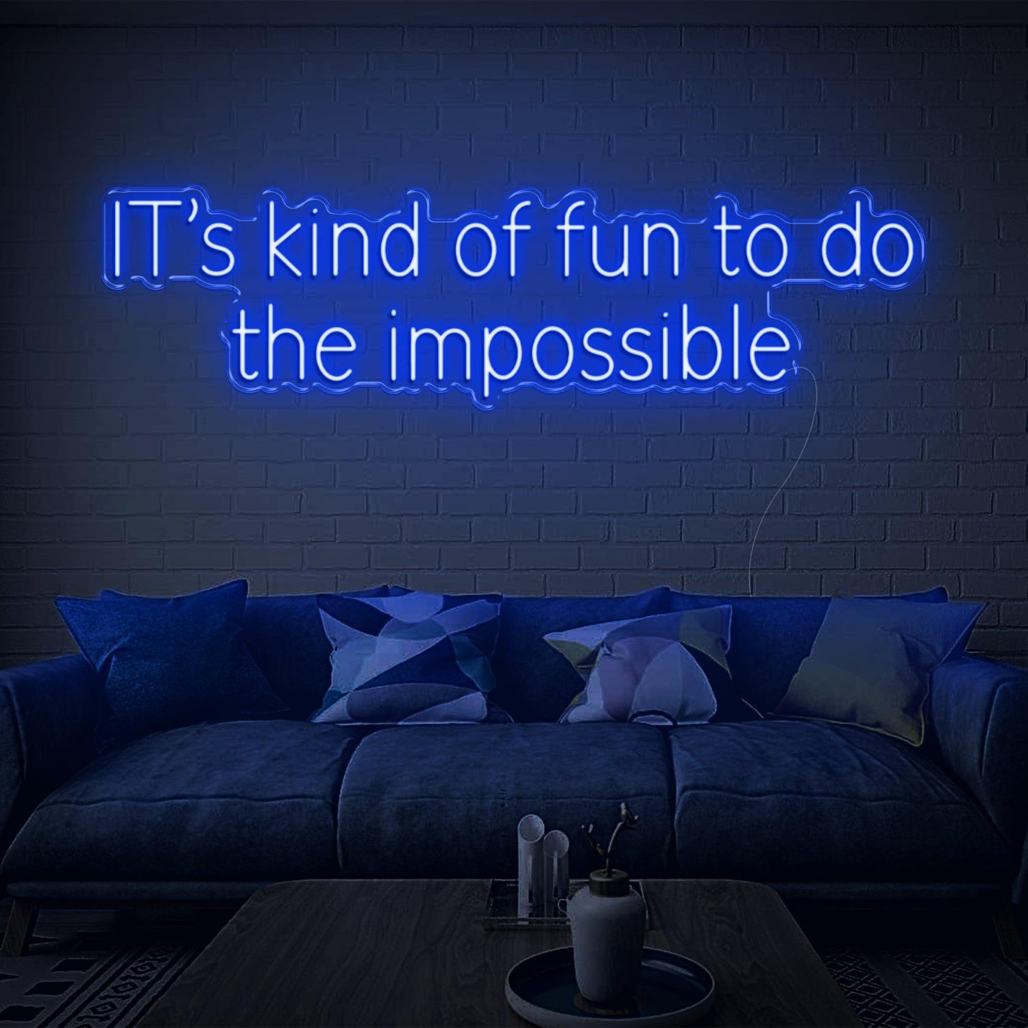 Its Kind Of Fun To Do The Impossible Yellow Led Neon Sign For Home Studio Decor | Shineneon