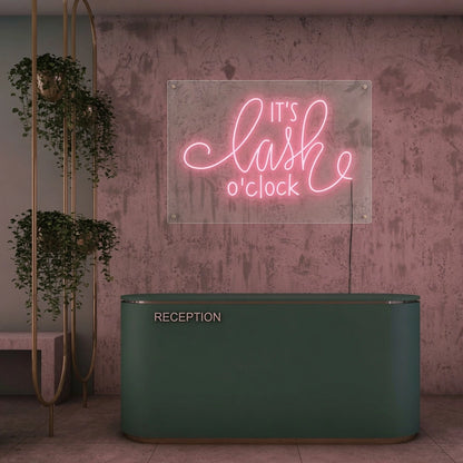 It's Lash O'clock LED Neon Sign - 01 Original Product Image