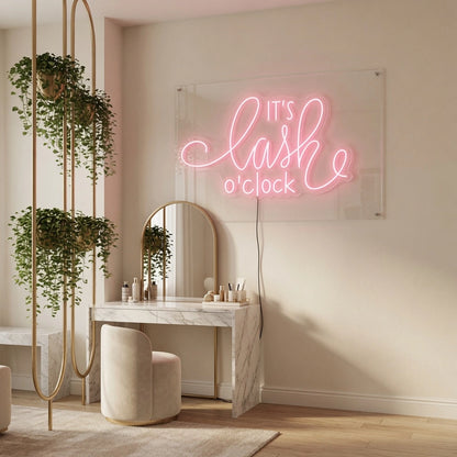It's Lash O'clock LED Neon Sign - 02 High-Converting Product Image