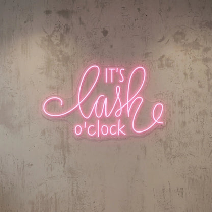 It's Lash O'clock LED Neon Sign - 04 Size Image