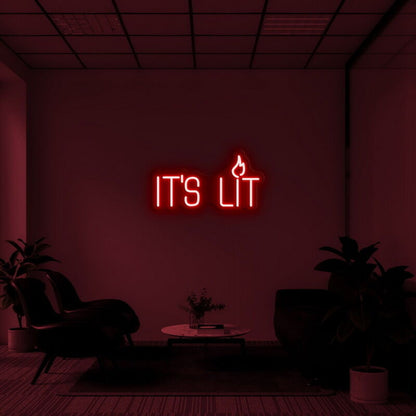 Its Lit Neon Sign For Party Decor | Shineneon