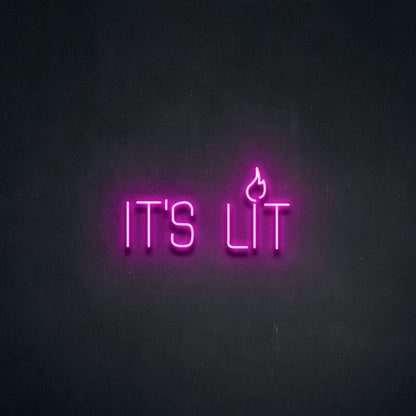 Its Lit Neon Sign For Party Decor | Shineneon