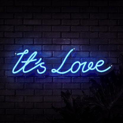 Its Love Neon Sign For Romantic And Loving Spaces | Shineneon