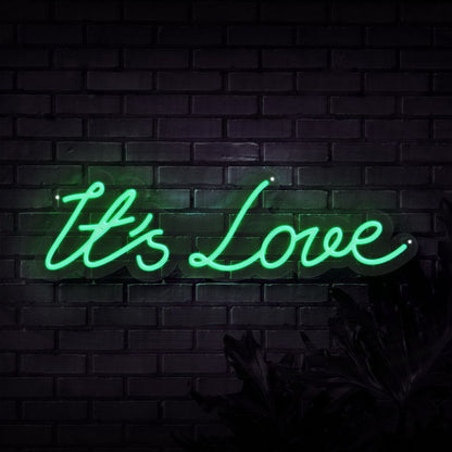Its Love Neon Sign For Romantic And Loving Spaces | Shineneon