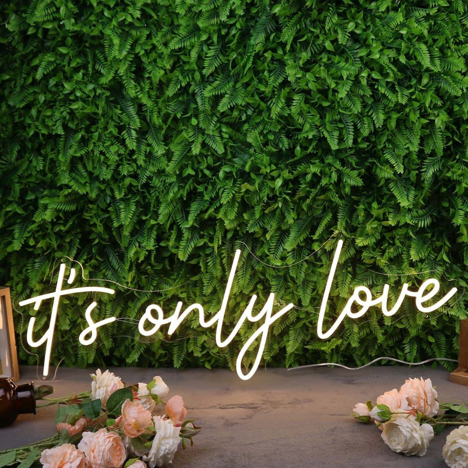 Its Only Love Yellow Led Neon Sign - Shineneon