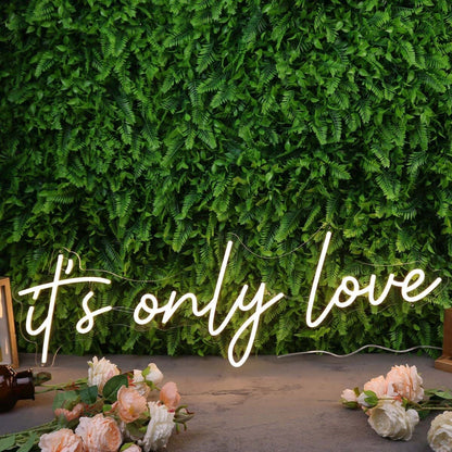 Its Only Love Yellow Led Neon Sign - Shineneon