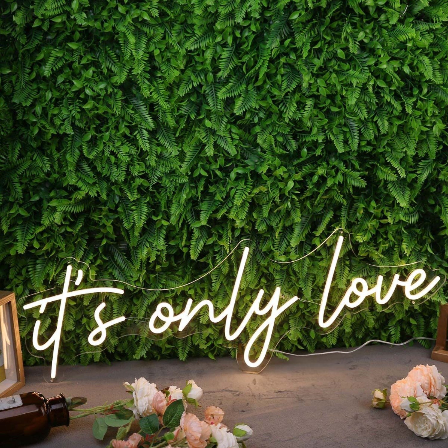 Its Only Love Yellow Led Neon Sign - Shineneon