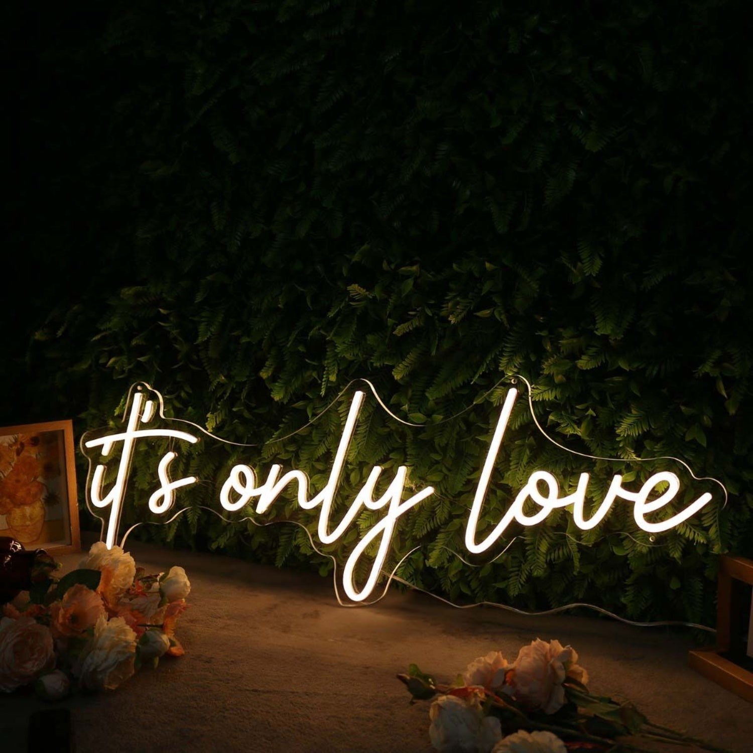 Its Only Love Yellow Led Neon Sign - Shineneon