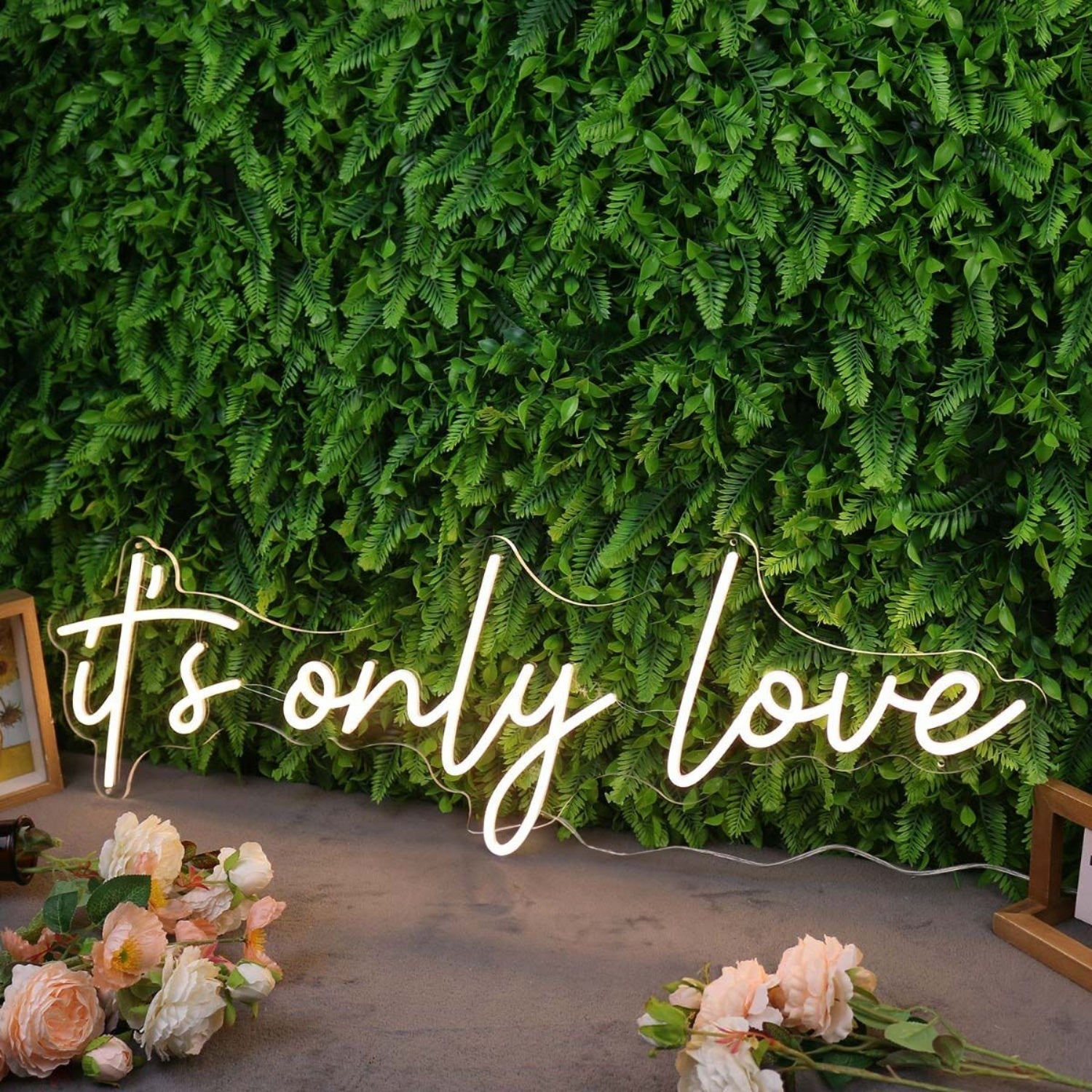 Its Only Love Yellow Led Neon Sign - Shineneon