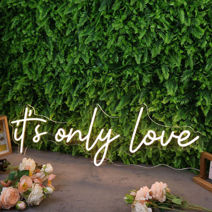 Its Only Love Yellow Led Neon Sign - Shineneon