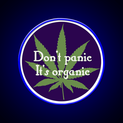 Its Organic Hemp Inspired Green Leaf Led Neon Sign Rgb Color - Shineneon