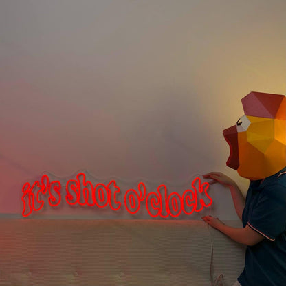 Its Shot Oclock Led Neon Sign Bar Led Neon Sign | Shineneon