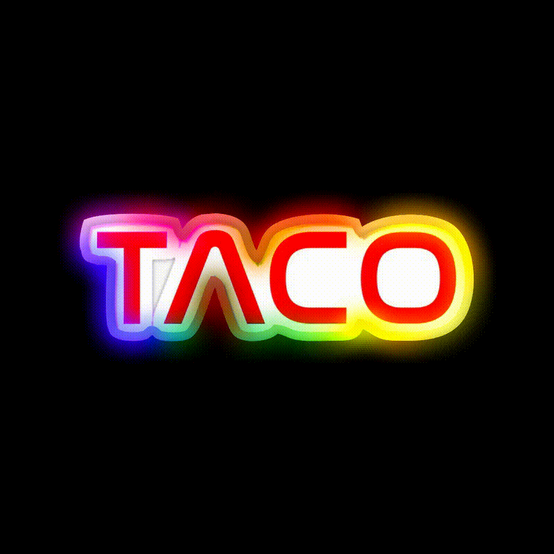 Its Simple Tacos Are Life Taco Led Neon Sign Mexican Food Sign Rgb Color - LED neon sign close-up detail