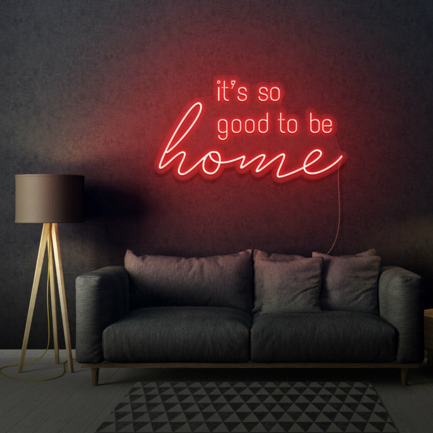 Its So Good To Be Home Led Neon Sign Bedroom Wall Art | Shineneon