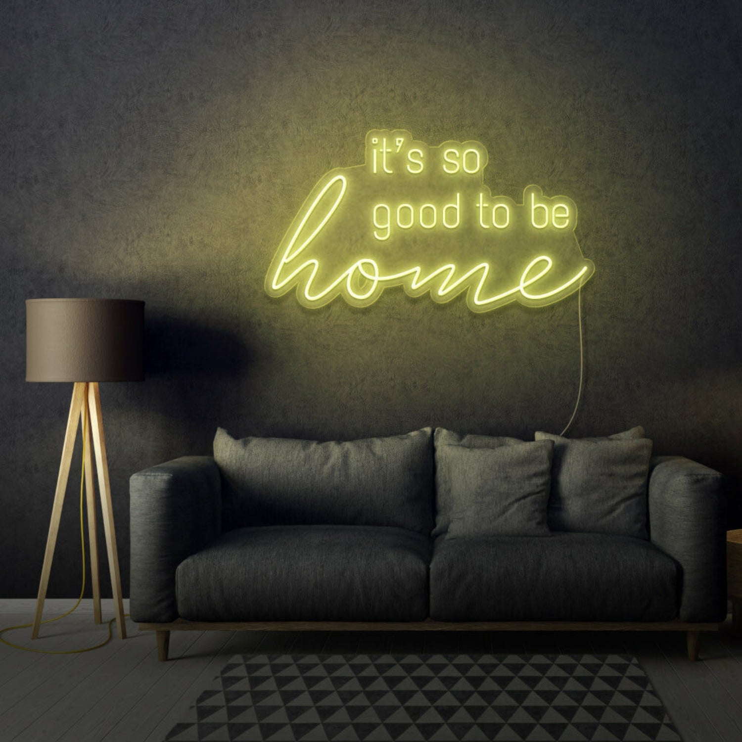 Its So Good To Be Home Led Neon Sign Bedroom Wall Art | Shineneon