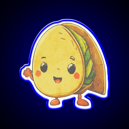 Its Taco Time Taco Led Neon Sign Mexican Food Sign Rgb Color - Shineneon