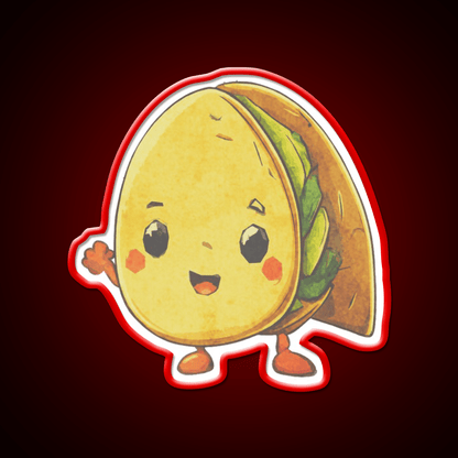Its Taco Time Taco Led Neon Sign Mexican Food Sign Rgb Color - Shineneon