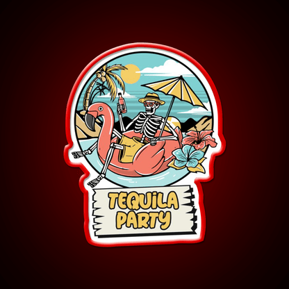 Its Tequila Party Cinco De Mayo Drinking Party Drink Tequila Led Neon Sign Rgb Color - Shineneon