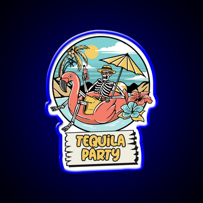 Its Tequila Party Cinco De Mayo Drinking Party Drink Tequila Led Neon Sign Rgb Color - Shineneon