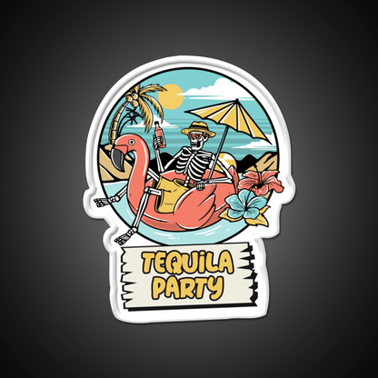 Its Tequila Party Cinco De Mayo Drinking Party Drink Tequila Led Neon Sign Rgb Color - Shineneon