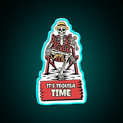 Its Tequila Time Cinco De Mayo Drinking Party Drink Tequila Led Neon Sign Rgb Color - Shineneon