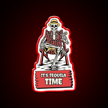 Its Tequila Time Cinco De Mayo Drinking Party Drink Tequila Led Neon Sign Rgb Color - Shineneon