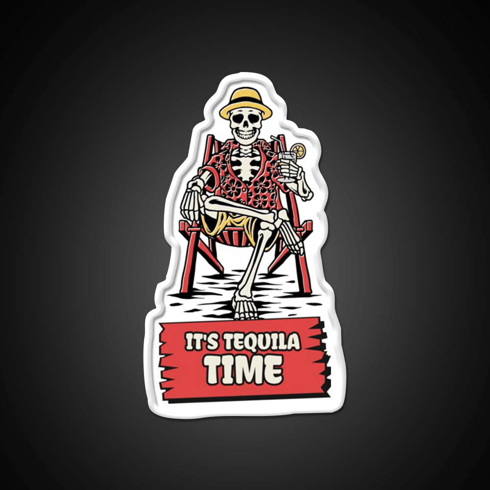 Its Tequila Time Cinco De Mayo Drinking Party Drink Tequila Led Neon Sign Rgb Color - Shineneon