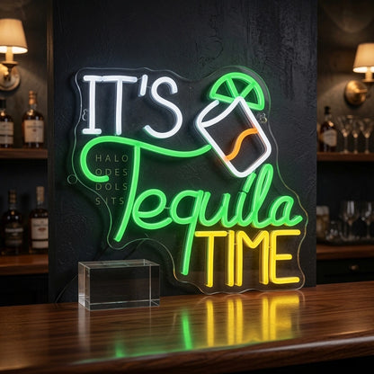 It's Tequila Time LED Neon Sign Home Wall Art - 02 High-Converting Product Image