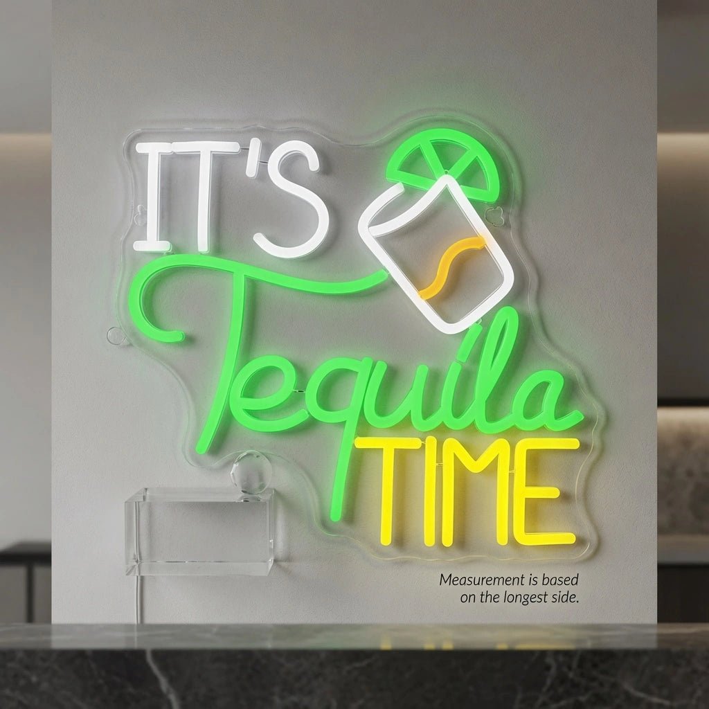 It's Tequila Time LED Neon Sign Home Wall Art - Shineneon