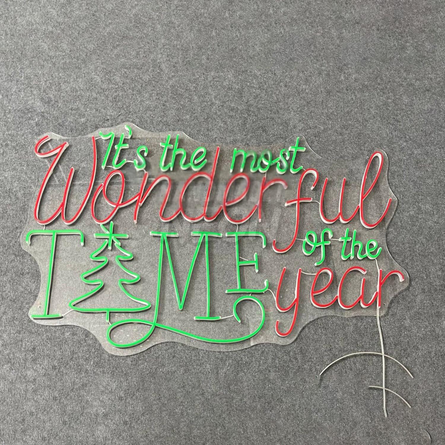 Its The Most Wonderful Time Of The Year Led Neon Sign | Shineneon