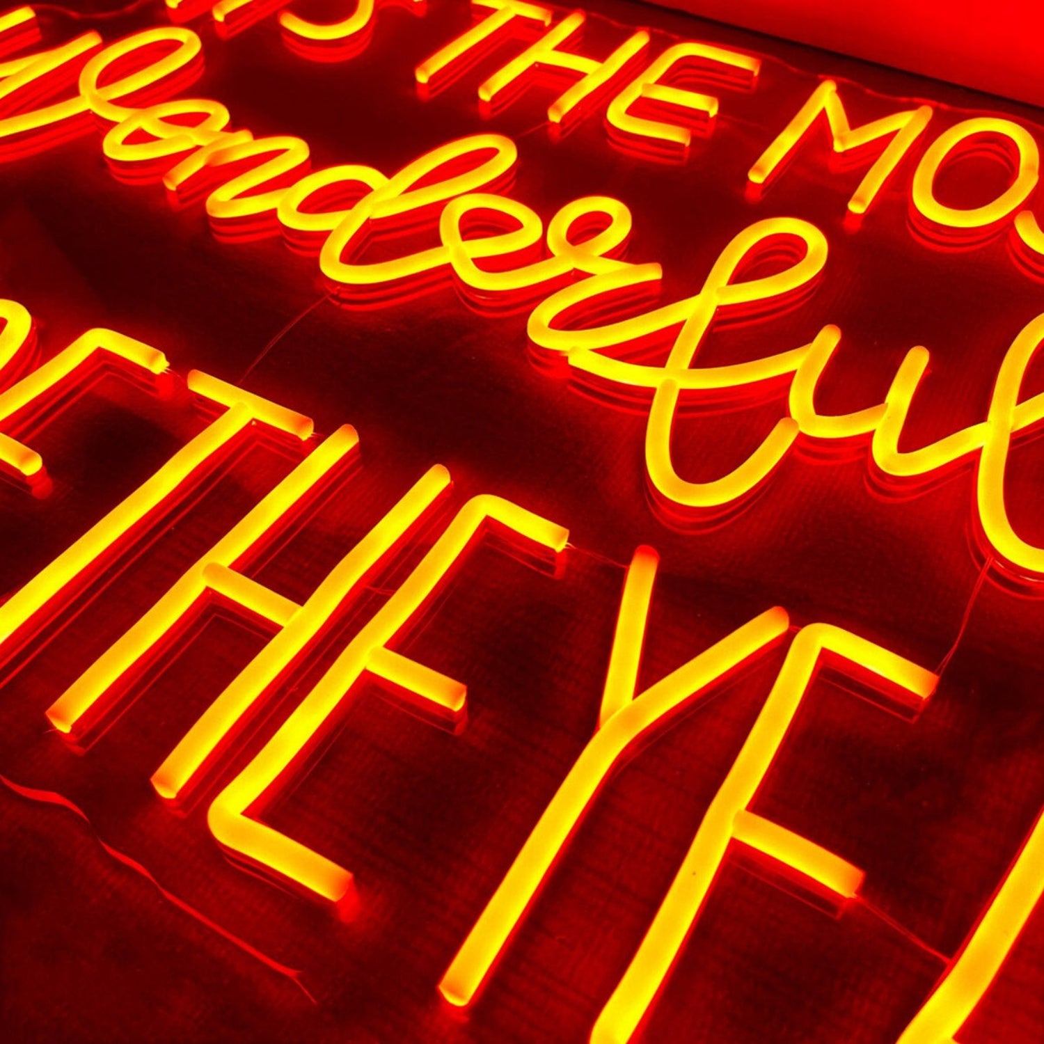 Its The Most Wonderful Time Of The Year Merry Christmas Neon Sign Christmas Decorations | Shineneon