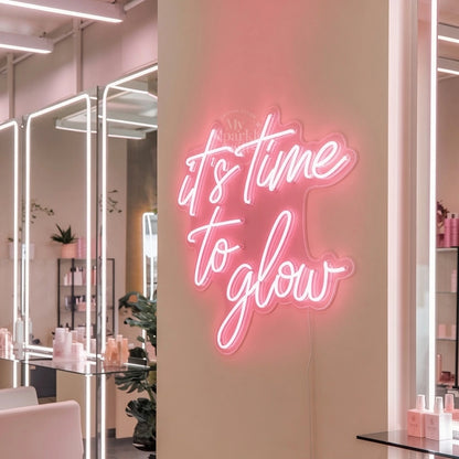 It's Time To Glow LED Neon Sign - 01 Original Product Image