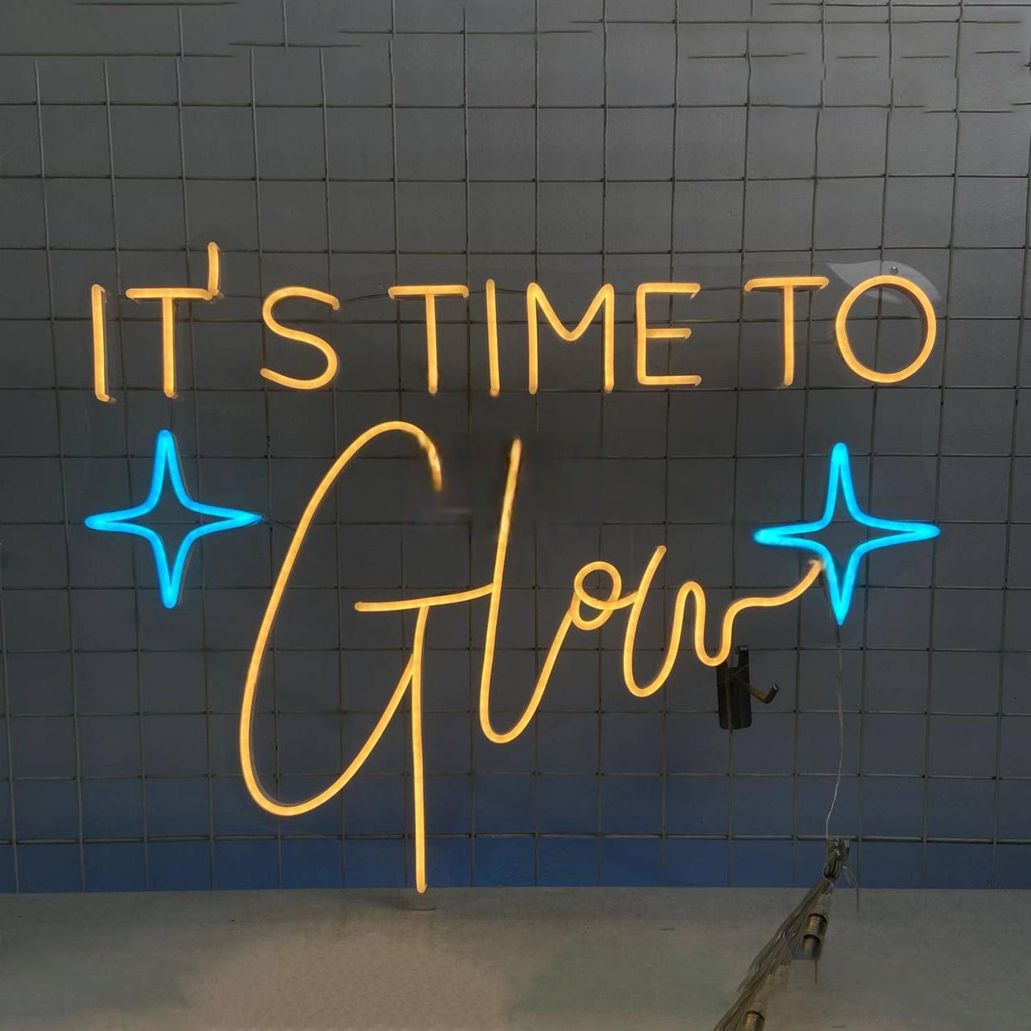 Its Time To Glow Led Neon Sign Led Decor | Shineneon