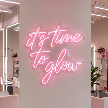 It's Time To Glow LED Neon Sign Wall Neon Sign - 01 Original Product Image