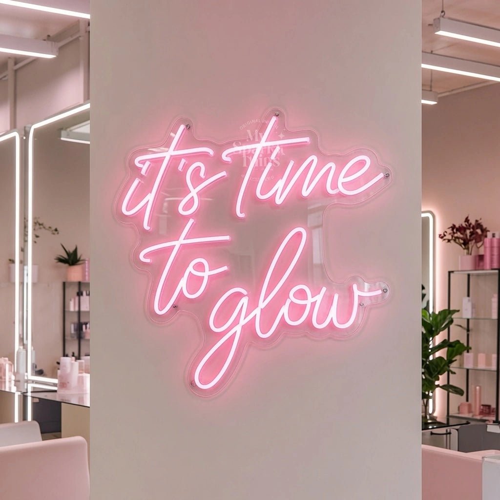 It's Time To Glow LED Neon Sign Wall Neon Sign - Shineneon