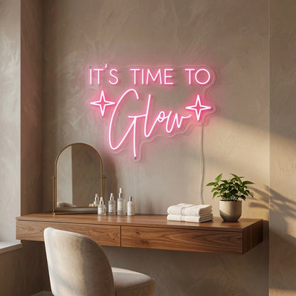 It's Time To Grow LED Neon Sign Wall Neon Sign - 03 Real Lifestyle Scene