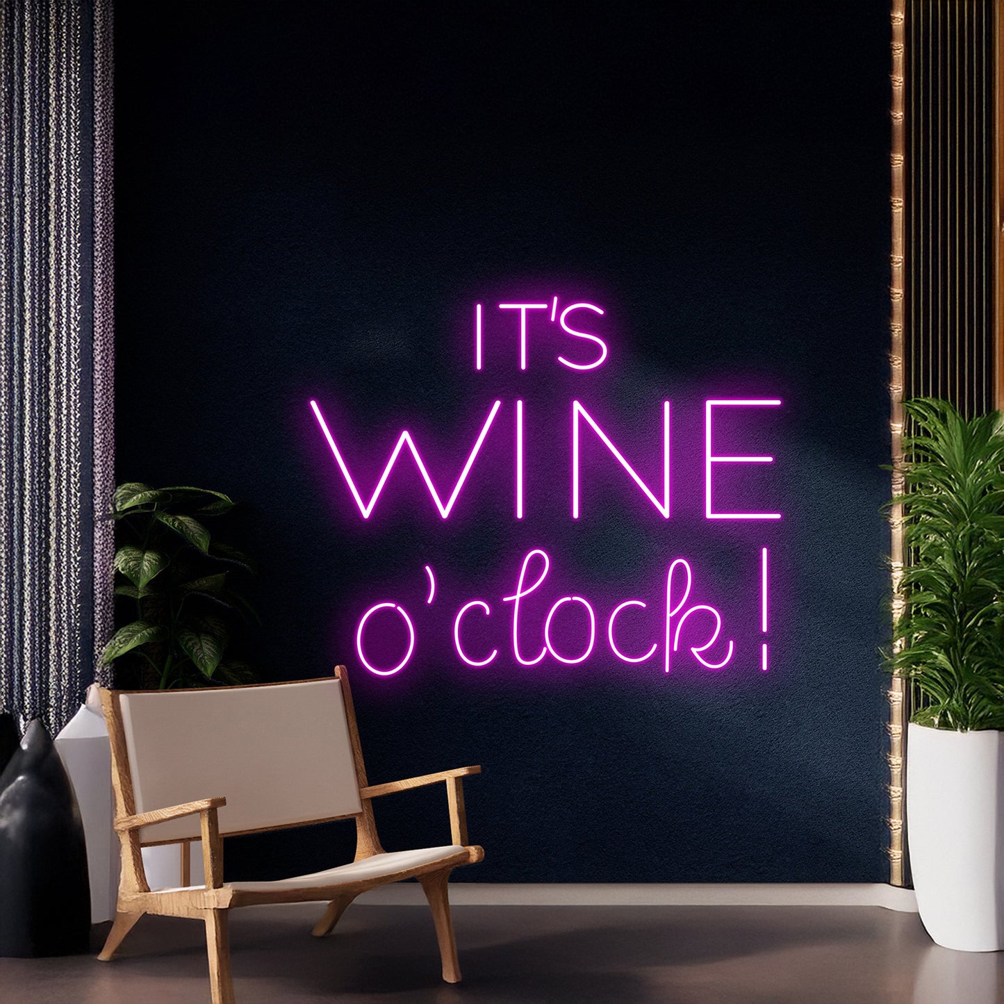 Its Wine Oclock Neon Sign