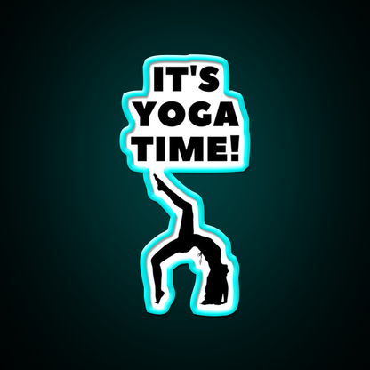 Its Yoga Time Yoga Led Neon Sign For Wellness Space Rgb Color