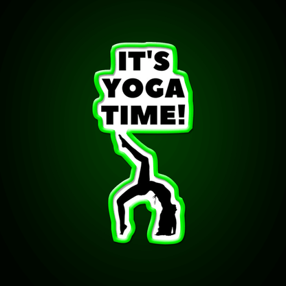 Its Yoga Time Yoga Led Neon Sign For Wellness Space Rgb Color - Shineneon