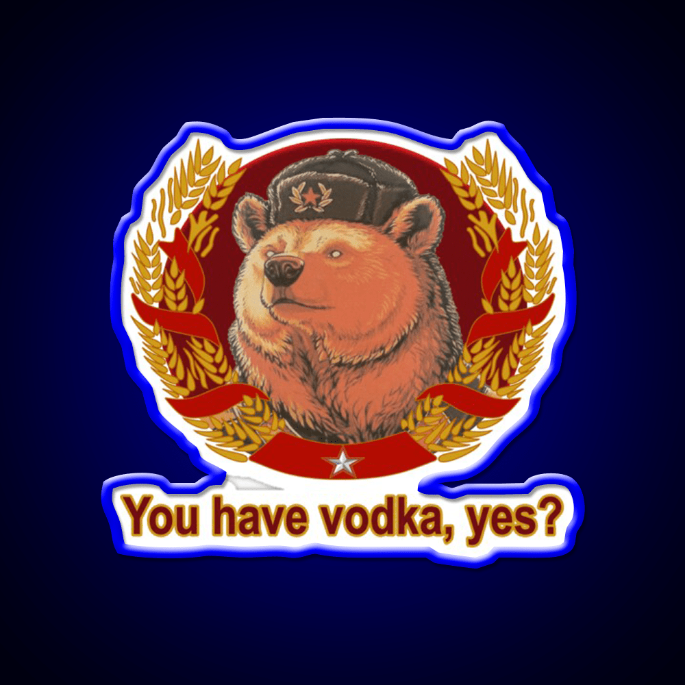 Ivan Bearsky Party Drink Tequila Led Neon Sign Rgb Color - Shineneon
