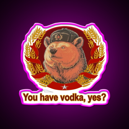 Ivan Bearsky Whiskey Drink Bar Led Neon Sign Rgb Color