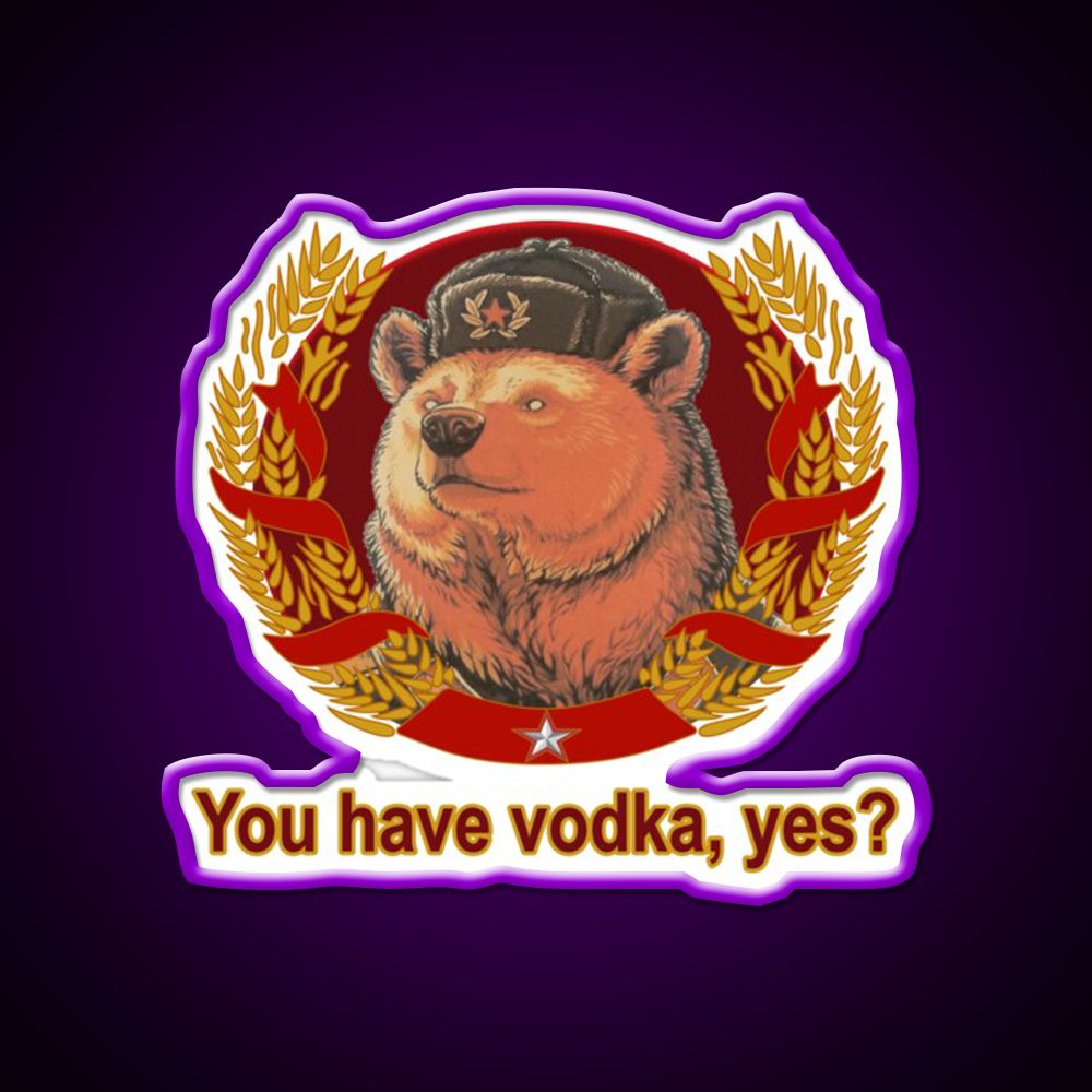 Ivan Bearsky Whiskey Drink Bar Led Neon Sign Rgb Color