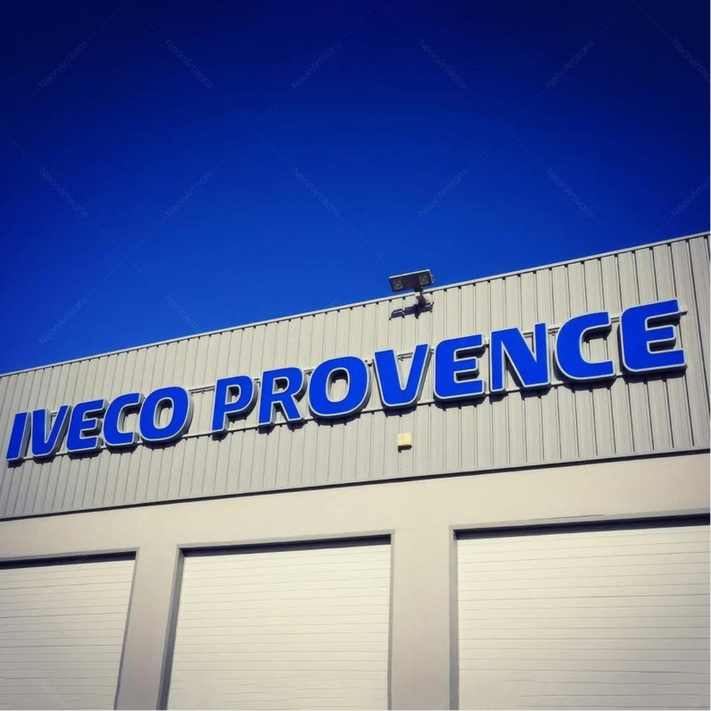 Iveco Provence 3D Frontlit Channel Letters Led Light Sign