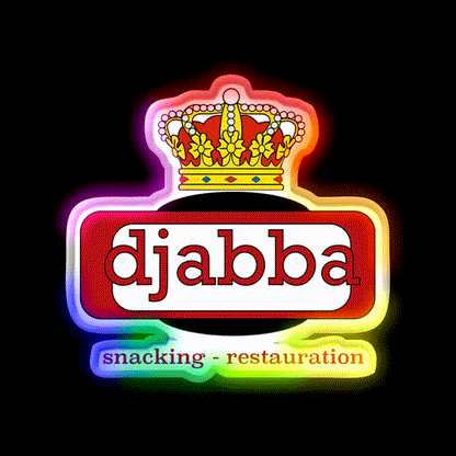 Ivorian Restaurant Snacking Chain Snack Food Led Neon Sign Rgb Color - LED neon sign close-up detail