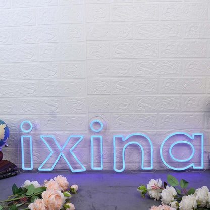 Ixina Blue Led Neon Sign - Shineneon